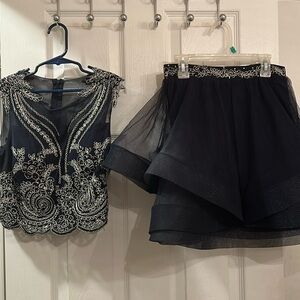 2 piece homecoming / formal dress